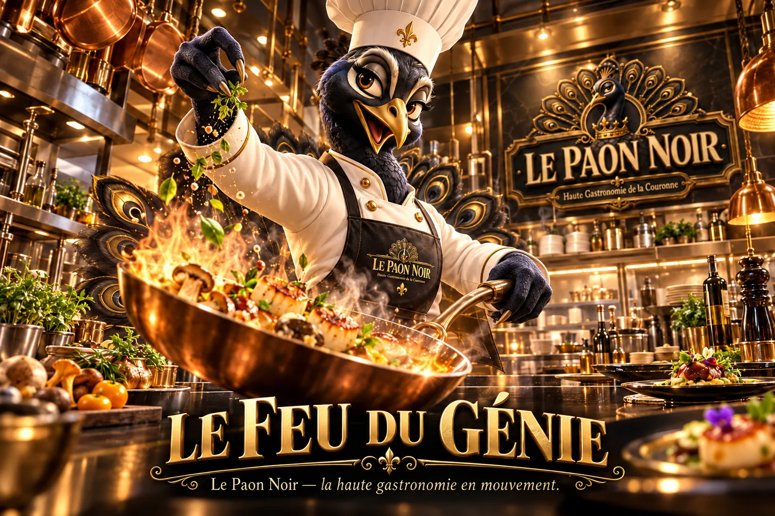 広告 Le Paon Noir : 厨房から生まれる美食